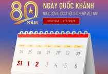  THÔNG BÁO LỊCH NGHỈ LỄ QUỐC KHÁNH 02/09/2025