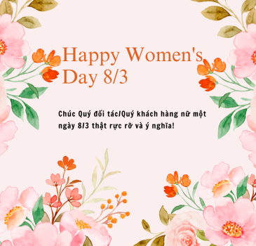 CHÚC MỪNG NGÀY QUỐC TẾ PHỤ NỮ 8 THÁNG 3